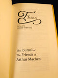 Arthur Machen - Faunus, The Journal of The Friends of Arthur Machen, Spring 2015, Number 31, The Friends of Arthur Machen 2015, No. 71 of 220 Copies