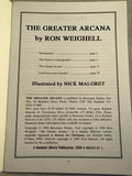 The Greater Arcana by Ron Weighell - Haunted Library, Rosemary Pardoe 1994