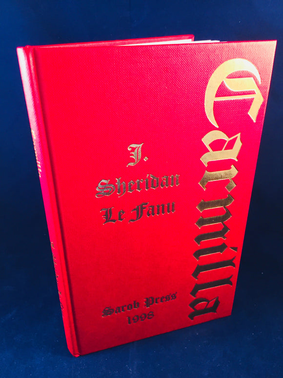 J. Sheridan Le Fanu - Carmilla, Sarob Press 1998, Limited Edition 91/200