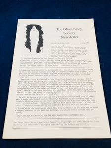 The Ghost Story Society Newsletter - Number 8, July 1991, Jeff Dempsey