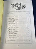 Crypt of Cthulhu - A Polyp Thriller and Theological Journal, Volume 12, Number 3, Lammas 1993, Robert M. Price, S. T. Joshi & Will Murray