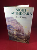 A. L. Rowse, Night at the Carn and Other Stories, William Kimber, 1984, First Edition, Signed.