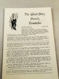 The Ghost Story Society Newsletter - Full run issue 1 (1988) through to issue 13 (1993)
