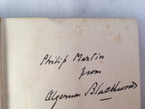 Algernon Blackwood - Adventures Before Thirty, The Travellers' Library, Jonathan Cape 1934, Signed by Author