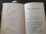 Jules Verne - Cinq Semaines  [1863] First Edition, Private Note