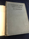 E.F. Benson - Visible and Invisible, Hutchinsons & Co, Undated 1st Edition