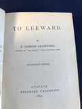 F. Marion Crawford -  Collection of British Authors, 1884 the haunted hotel