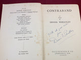 Dennis Wheatley - Contraband, Hutchinson, 1936, First Edition, Signed