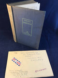 John Metcalfe - Spring Darkness, Constable & Co 1928, First Edition, John Gawsworths copy with envelope