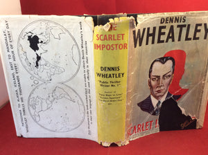 Dennis Wheatley, The Scarlet Impostor, Hutchinson, signed and inscribed.