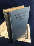 E.F. Benson - Visible and Invisible, Hutchinsons & Co, Undated 1st Edition