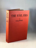 M. R. James - The Five Jars, Edward Arnold 1922, 1st Edition in Rare Dust Jacket
