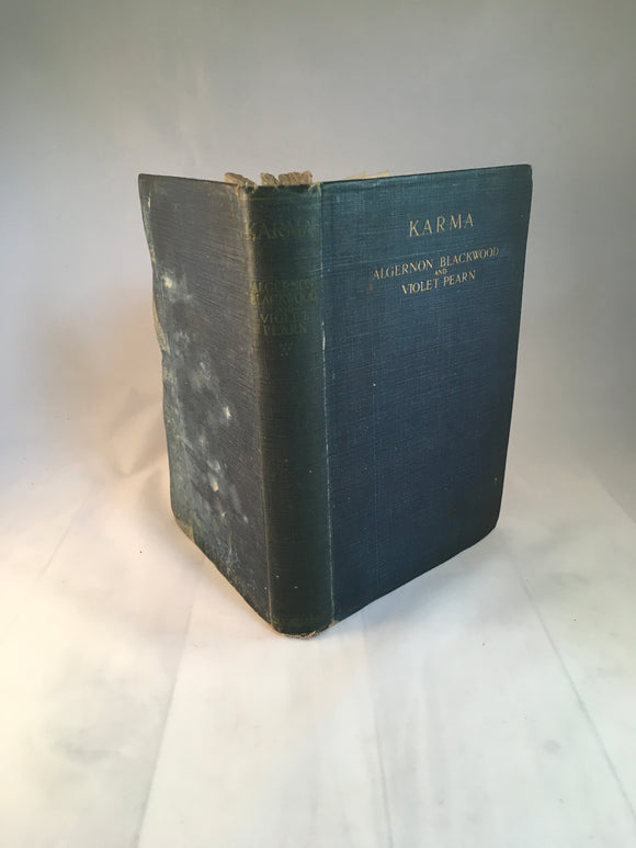 Algernon Blackwood & Violet Pearn - Karma, Macmillan and Co Ltd 1918, Signed Violet Pearn, First edition