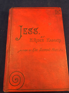 H. Rider Haggard - Jess, Smith Elder, 1887