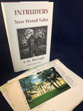 A.M. Burrage - Intruders New Weird Tales,  Ash-Tree Press, 1995, Inscribed to Richard Dalby